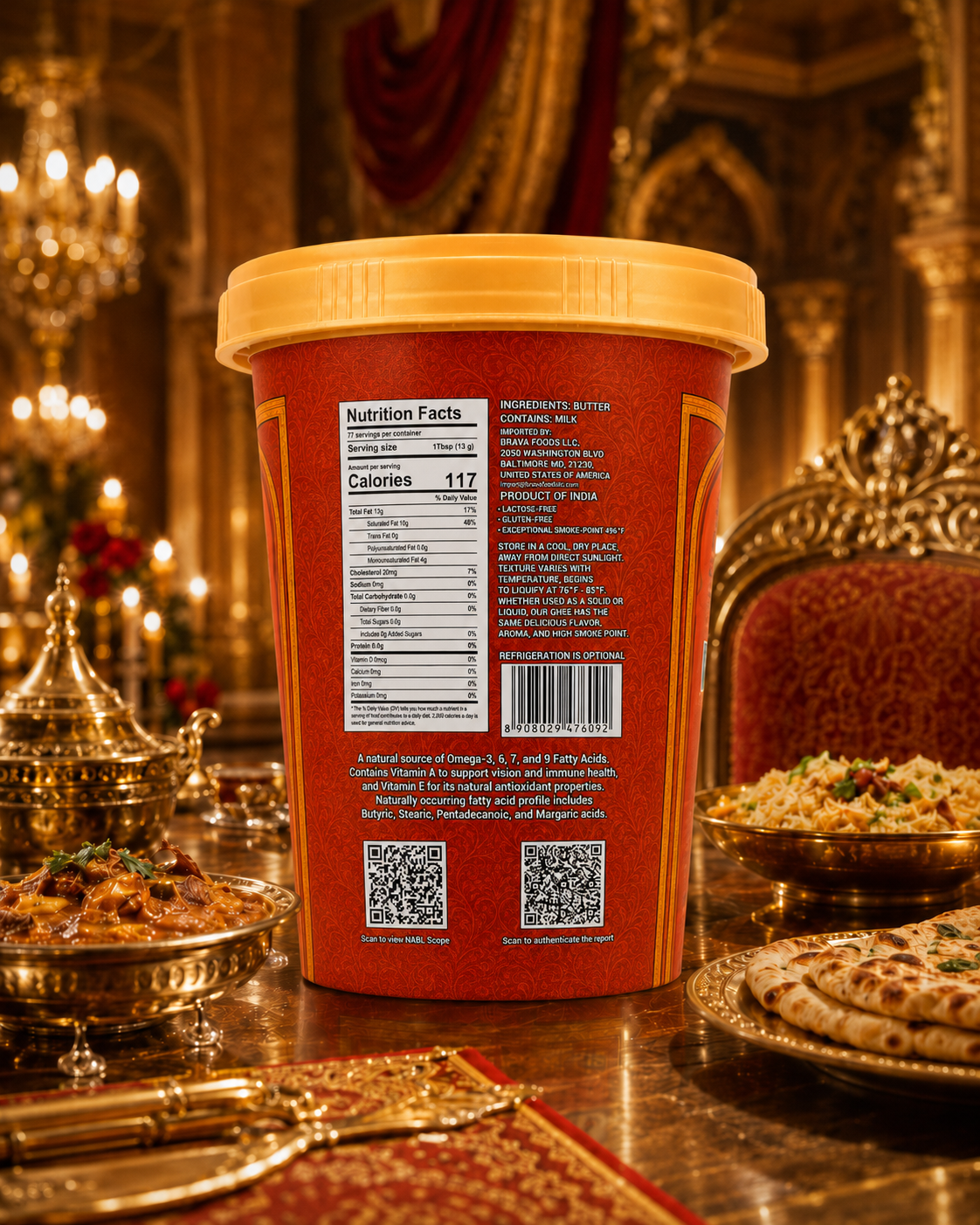 Hyderabadi Nawabi Zaiqa Buffalo Serving Ghee 500g
